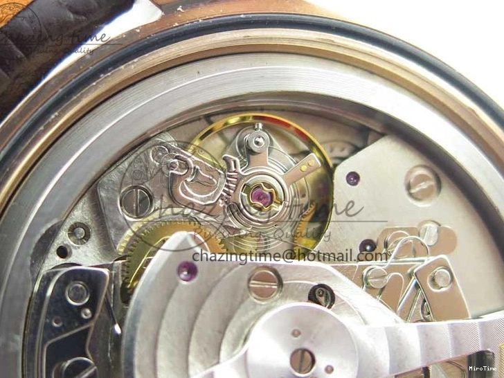 MIROTIME 0417 Portugieser Chrono  42 IW390406 RG ZF 1:1 Best Edition Blue Dial on Brown Leather Strap A Durable 7129